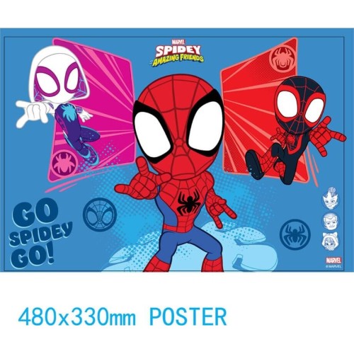 Diakakis imports Παζλ Spidey And His Amazing Friends Luna Toys Foil 2 σε 1 60τμχ. σε Κύλινδρο 48x33εκ. 000508689 5205698793936