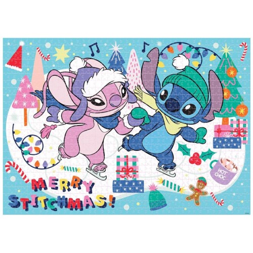 Diakakis imports Disney Stitch Παζλ Ημερολόγιο Χριστουγέννων 1000Τμχ 50X70cm Lilo And Stitch 000564615 5205698705588