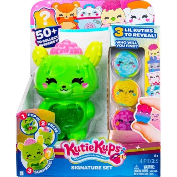 Jazwares 4" Cactus Bunny Kutie With 3 Kups Featuring Surprise Collectible Lil Kuties Micro Figures - Ages 5+ JWKK0001 1917267990