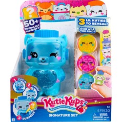 Jazwares Kutie Kups- Συσκευή Kutie 10Εκ. Με 3 Κάψουλες Robot Cat Kutie JWKK0001 191726798996