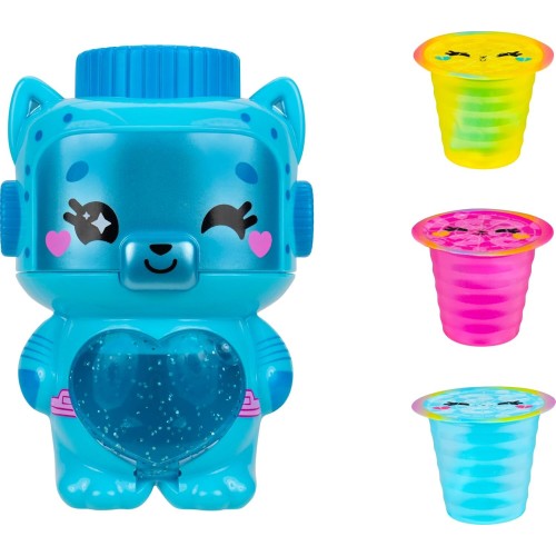 Jazwares 4" Robot Cat Kutie With 3 Kups Featuring Surprise Collectible Lil Kuties Micro Figures - Ages 5+ JWKK0001 191726798996
