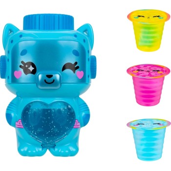 Jazwares Kutie Kups- Συσκευή Kutie 10Εκ. Με 3 Κάψουλες Robot Cat Kutie JWKK0001 191726798996