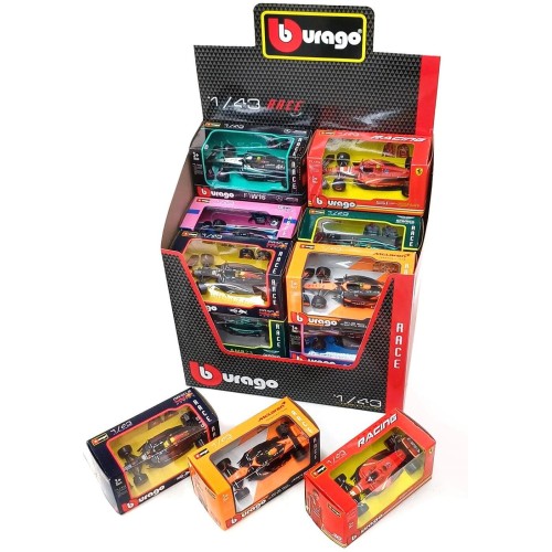 Formula 1 Bburago 1:43 Race F1 (All Teams Mixed) 18/60039 4893993600397