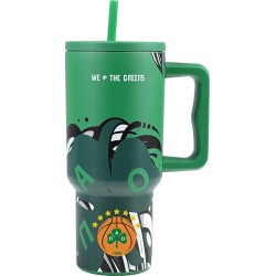 Estia θερμός Straw Tumbler XL Panathinaikos BC Edition WE THE Greens 900ml 01-35990 5207158035990