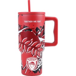 Estia θερμός Straw Tumbler XL Olympiacos BC Edition Together WE Fight 900ml 01-35976 5207158035976