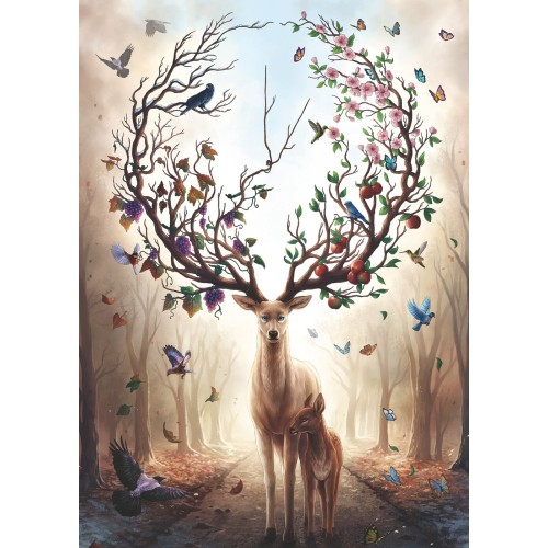 Ravensburger 1000 pcs Puzzle Fantasy Deers 12000459 4005555004592