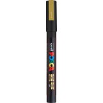 Uni-ball Mitsubishi Pencil posca fine bullet tip marker - gold PC-3M(E) ΧΡΥΣΟ 4902778915929