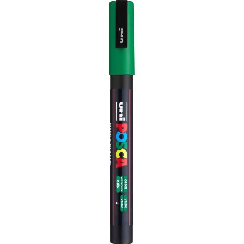 Uni-ball Mitsubishi Pencil posca fine bullet tip marker - green PC-3M(E) ΠΡΑΣΙΝΟ 4902778915806