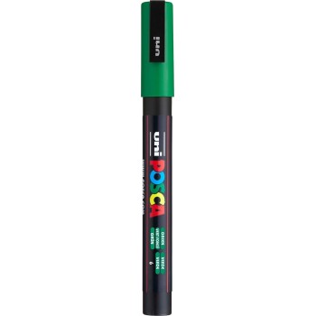 Uni-ball Mitsubishi Pencil posca fine bullet tip marker - green PC-3M(E) ΠΡΑΣΙΝΟ 4902778915806