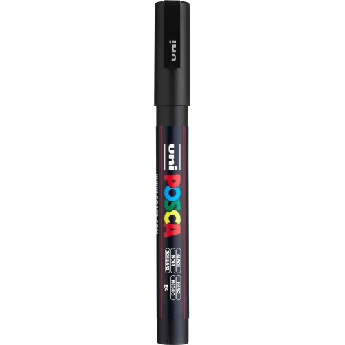 Uni-ball Mitsubishi Pencil Μαρκαδόρος Ζωγραφικής UNI Posca PC-3M 0.9mm-1.3mm - μαύρο PC-3M(E) ΜΑΥΡΟ 4902778915776