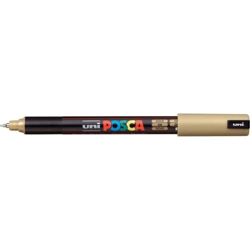 Uni-ball Mitsubishi Pencil Μαρκαδόρος Σχεδίου UNI POSCA PC-1MR 0.7mm Χρυσό PC-1MR(E) ΧΡΥΣΟ 4902778089910