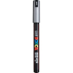 Uni-ball Mitsubishi Pencil posca ultra fine bullet tip marker - silver PC-1MR(E) ΑΣΗΜΙ 4902778089927