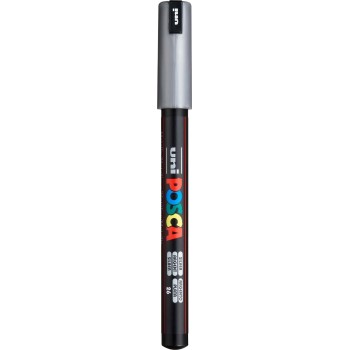 Uni-ball Mitsubishi Pencil posca ultra fine bullet tip marker - silver PC-1MR(E) ΑΣΗΜΙ 4902778089927