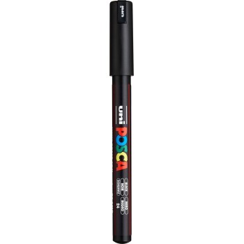 Uni-ball Mitsubishi Pencil posca pc-1mr ultra fine bullet tip marker - black PC-1MR(E) ΜΑΥΡΟ 4902778089866