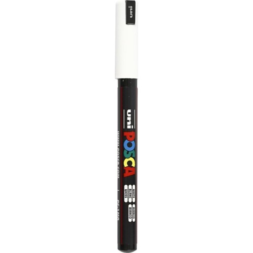 Uni-ball Mitsubishi Pencil Μαρκαδόρος Σχεδίου UNI POSCA PC-1MR 0.7mm λευκός PC-1MR(E) ΑΣΠΡΟ 4902778089781