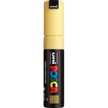 Uni-ball Mitsubishi Pencil Μαρκαδόρος Ζωγραφικής UNI POSCA PC-8K 8.0mm - κίτρινο PC-8K(E) ΚΙΤΡΙΝΟ 4902778916506