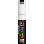 Uni-ball Mitsubishi Pencil Μαρκαδόρος Ζωγραφικής UNI POSCA PC-8K 8.0mm λευκό PC-8K(E) ΑΣΠΡΟ 4902778916599