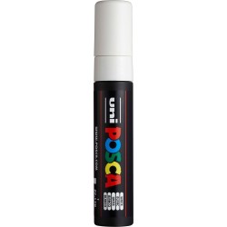 Uni-ball Mitsubishi Pencil posca pc-17k extra broad chisel tip marker - white PC-17K / ΛΕΥΚΟ 4902778364161