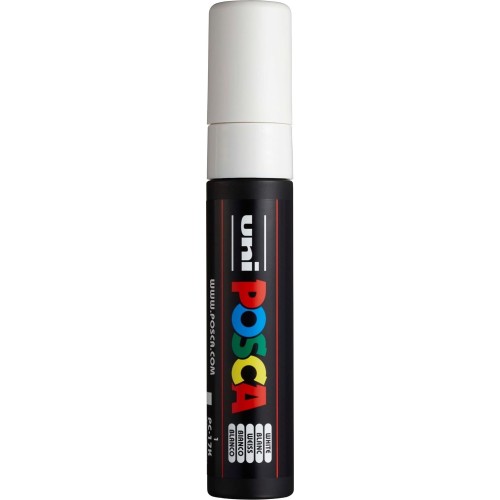 Uni-ball Mitsubishi Pencil posca pc-17k extra broad chisel tip marker - white PC-17K / ΛΕΥΚΟ 4902778364161