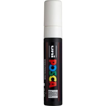 Uni-ball Mitsubishi Pencil posca pc-17k extra broad chisel tip marker - white PC-17K / ΛΕΥΚΟ 4902778364161