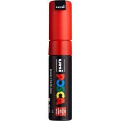 Uni-ball Mitsubishi Pencil Mitsubishi Uni-ball 182621 - Posca Marker PC-8k, with wide chisel tip, red, 1 piece PC-8K(E) ΚΟΚΚΙΝΟ 