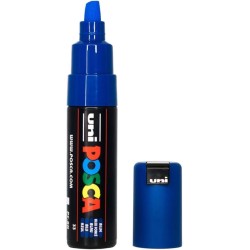 Uni-ball Mitsubishi Pencil Posca 186351 - Posca marker with extra wide rectangular tip, dark blue PC-17K / ΜΠΛΕ 4902778364239