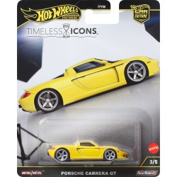 Mattel Hot Wheels Car Culture: Timeless Classic Premium Car Culture Timeless Icons Porshe Carrera GT 1:64 Scale Collectible Toy 