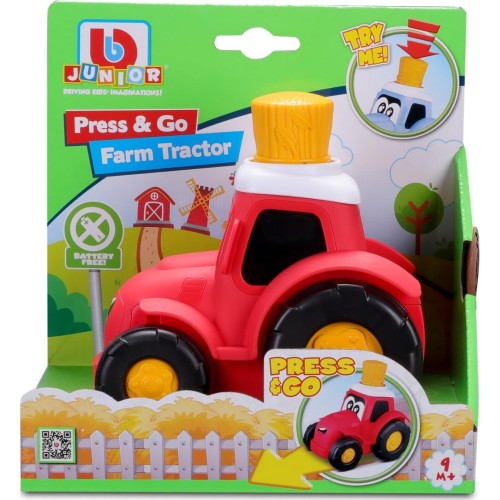 Bburago junior farm tractor press and go yoy vehicle 16/89026 4893998890267