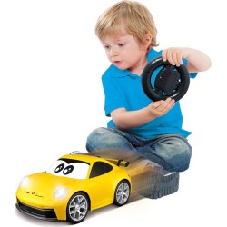 Bburago bb junior porsche 911 gt3 my first rc car, yellow electric remote  vehicle, 16/92015 4893998920155