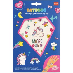 Legami Temporary Tattoos unicorn tattoo TTA0001 8052694019938