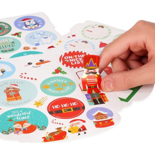 χριστουγεννιατικα αυτοκόλλητα Legami sticker book - santa claus 150+ αυτοκόλλητα STX0001 8052694020095