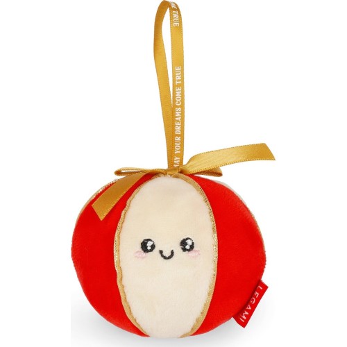 Legami Plush Christmas Decoration - Ball - Oh-oh-ohrnaments ball SSD0009 8052694045395