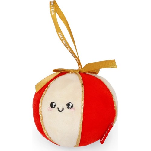 Legami Plush Christmas Decoration - Ball - Oh-oh-ohrnaments ball SSD0009 8052694045395