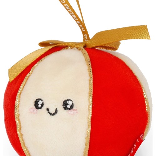 Legami Plush Christmas Decoration - Ball - Oh-oh-ohrnaments ball SSD0009 8052694045395