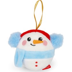 Legami Plush Christmas Decoration - Snowman - Oh-oh-ohrnaments snowman SSD0008 8052694045388