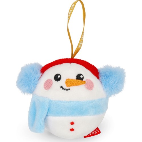 Legami Plush Christmas Decoration - Snowman - Oh-oh-ohrnaments snowman SSD0008 8052694045388