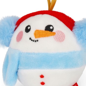 Legami Plush Christmas Decoration - Snowman - Oh-oh-ohrnaments snowman SSD0008 8052694045388