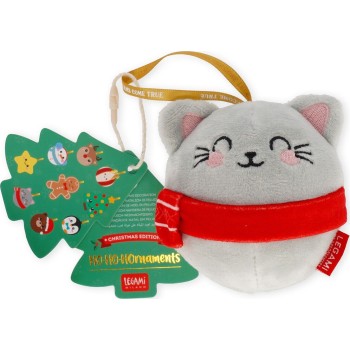 λούτρινο Χριστουγεννιάτικο στολίδι Legami plush christmas decoration - Kitty - oh-oh-ohrnaments SSD0007 8052694045371