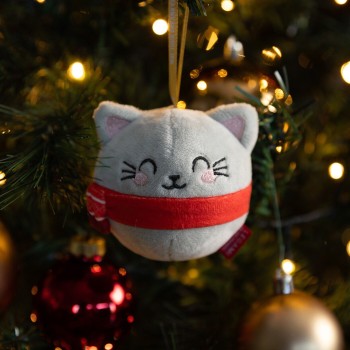 λούτρινο Χριστουγεννιάτικο στολίδι Legami plush christmas decoration - Kitty - oh-oh-ohrnaments SSD0007 8052694045371