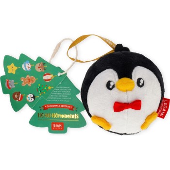 Legami Plush Christmas Decoration - Penguin - Oh-oh-ohrnaments penguin SSD0006 8052694045364