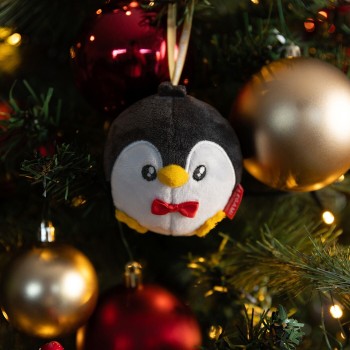 λούτρινο Χριστουγεννιάτικο στολίδι Legami plush christmas decoration - Penguin - oh-oh-ohrnaments SSD0006 8052694045364