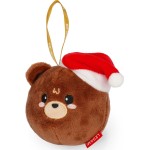 Legami Plush Christmas Decoration - Teddy Bear - Oh-oh-ohrnaments teddy bear SSD0005 8052694045357