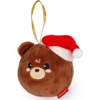Legami Plush Christmas Decoration - Teddy Bear - Oh-oh-ohrnaments teddy bear SSD0005 8052694045357