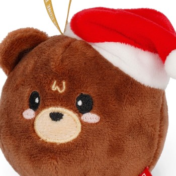 Legami Plush Christmas Decoration - Teddy Bear - Oh-oh-ohrnaments teddy bear SSD0005 8052694045357