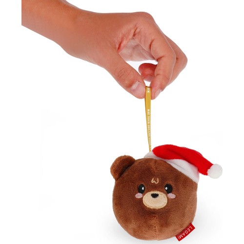 Legami Plush Christmas Decoration - Teddy Bear - Oh-oh-ohrnaments teddy bear SSD0005 8052694045357
