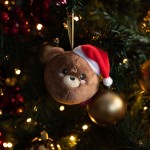 Legami Plush Christmas Decoration - Teddy Bear - Oh-oh-ohrnaments teddy bear SSD0005 8052694045357