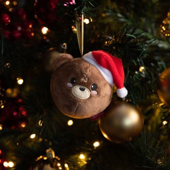 Legami Plush Christmas Decoration - Teddy Bear - Oh-oh-ohrnaments teddy bear SSD0005 8052694045357