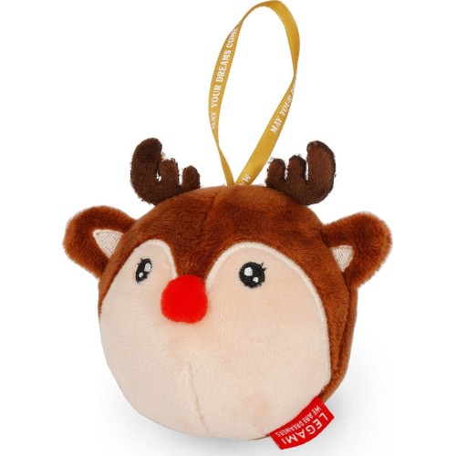 Legami Plush Christmas Decoration - Reindeer - Oh-oh-ohrnaments reindeer SSD0004 8052694045340
