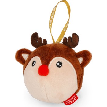 λούτρινο Χριστουγεννιάτικο στολίδι Legami plush christmas decoration - Reindeer - oh-oh-ohrnaments SSD0004 8052694045340