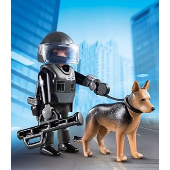 Playmobil Αστυνόμος Με Εκπαιδευμένο Σκύλο 5369 4008789053695